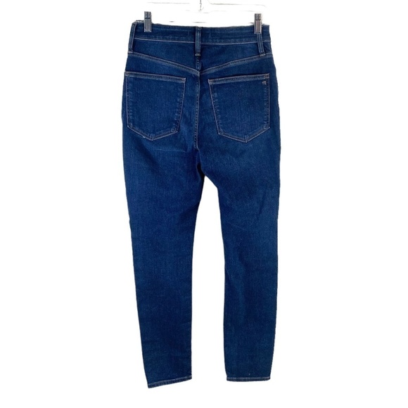 Madewell Jeans Curvy High Rise Skinny  Stretch Blue Medium Wash Denim SZ 28 - Picture 7 of 7
